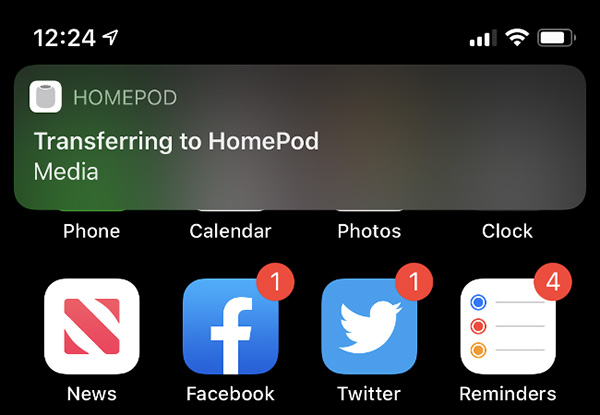 Chuyển đổi giữa HomePod và các thiết bị