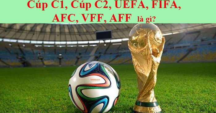 Cúp C1, Cúp C2, UEFA, FIFA, AFC, VFF, AFF là gì?