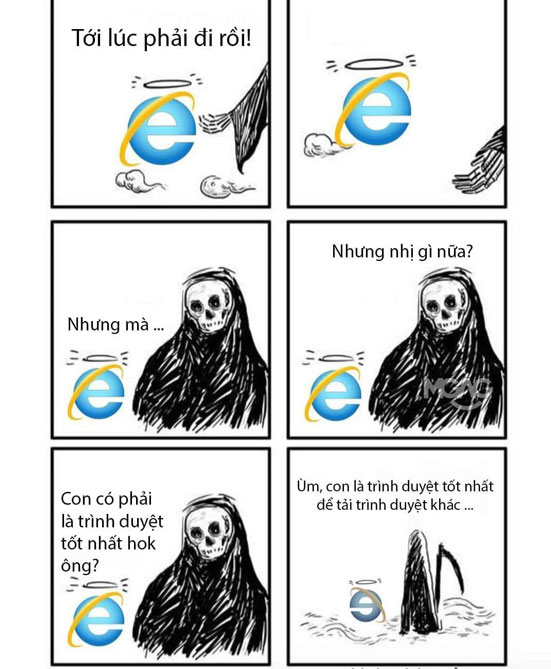 Khi Internet Explorer được độc quyền trên hệ điều hành Windows, nó thường được người dùng để tải về các trình duyệt khác như Chrome, Firefox hay Opera.