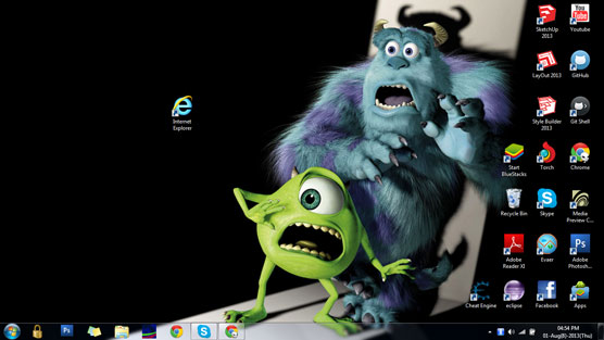 Không chỉ người dùng mà ngay cả đám quái vật nhà Pixar cũng phải sợ hãi Internet Explorer bởi sự chậm chạp và nhiều lỗ hổng.