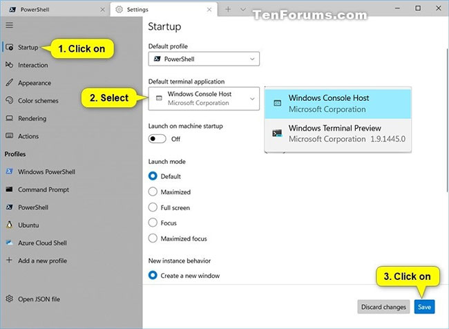 Cách thay đổi ứng dụng Terminal mặc định trong Windows 10