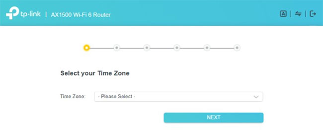 Chọn múi giờ cho router TP-Link