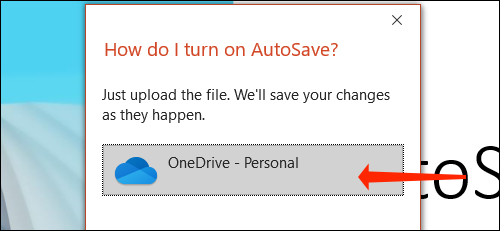 Cách tự động lưu slide PowerPoint vào OneDrive - Ảnh minh hoạ 2