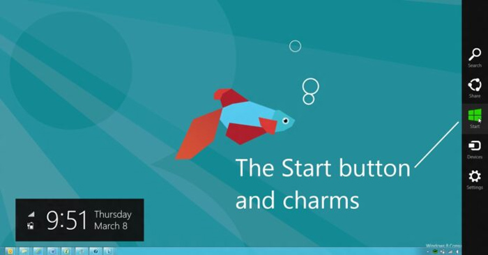 Leaked news that Windows 10 will have a feature similar to Windows 8’s Charms Bar