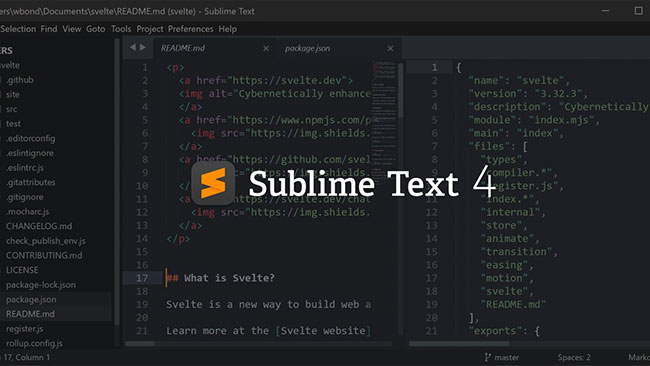 Sublime Text 4 mang lại nhiều cả tiến mới