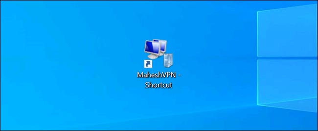 Shortcut VPN đã được tạo