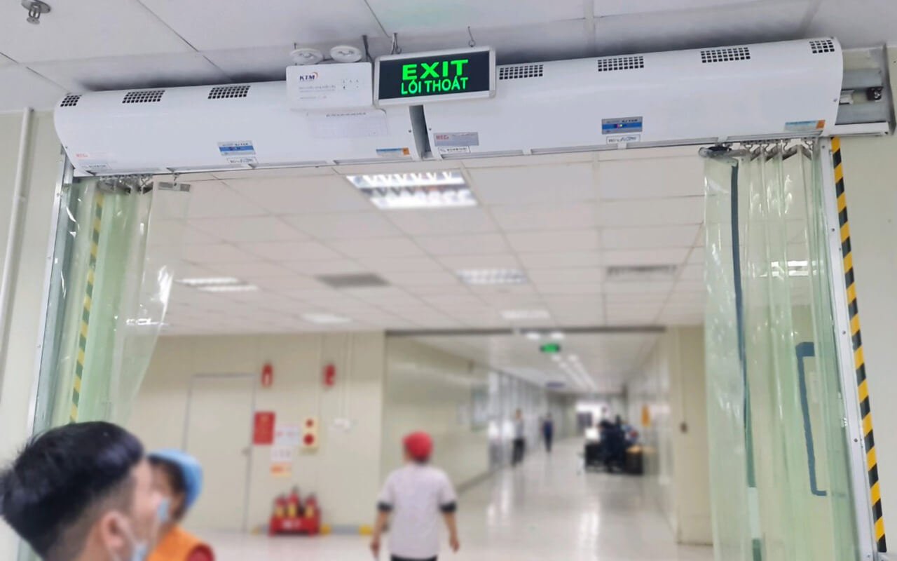 Lưu ý khi lắp máy chắn gió điều hòa