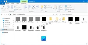 Cách khắc phục lỗi biểu tượng file và thư mục Windows 10 biến thành màu đen