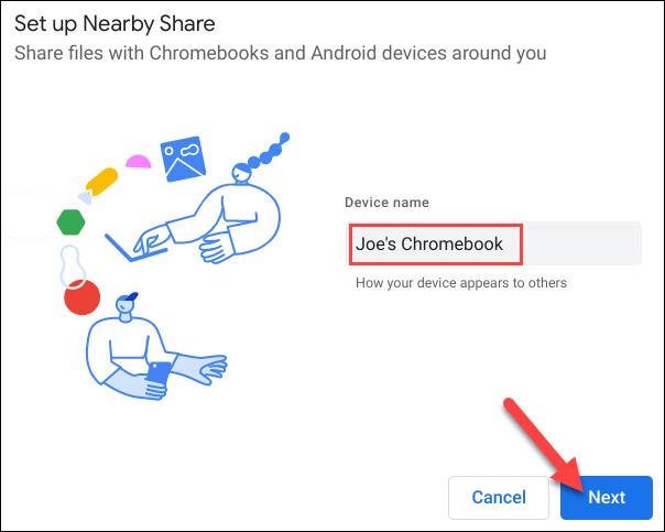 Cách sử dụng tính năng Nearby Share trên Chromebook