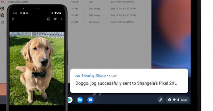 Nearby Share feature with many interesting things is available on Chromebook, invite you to explore!