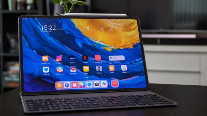 Giao diện HarmonyOS 2.0 trên tablet