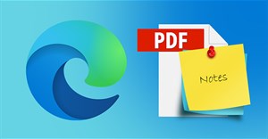 Cách viết ghi chú file PDF trên Microsoft Edge