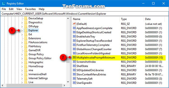 Cách sửa lỗi các mục trong menu ngữ cảnh bị mất khi chọn hơn 15 file trong Windows - Ảnh minh hoạ 3