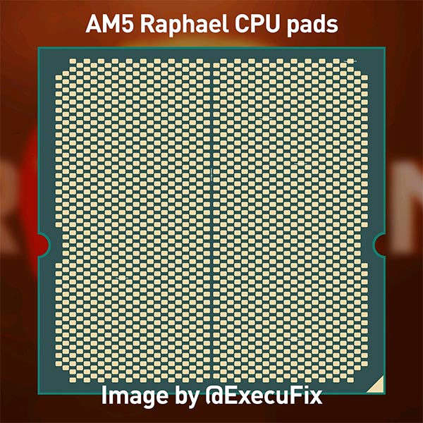 Ảnh minh họa CPU Raphael
