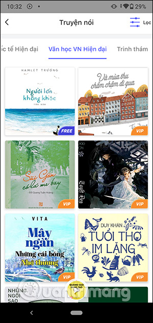 Chọn thể loại sách
