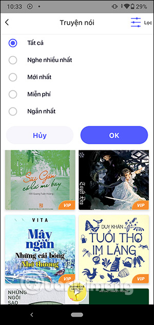 Lọc sách