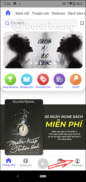Giao diện ứng dụng