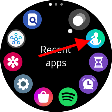 Bấm chọn ứng dụng “Samsung Health”
