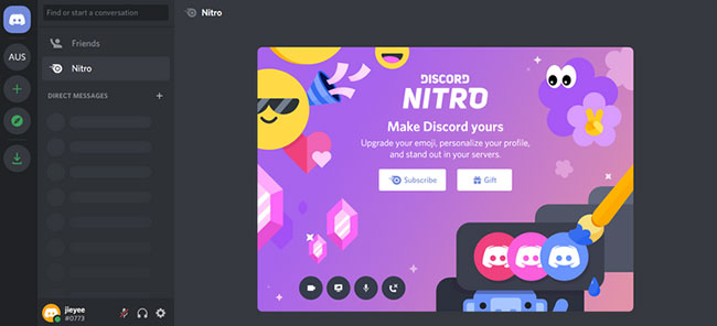 Nguồn doanh thu chính thứ nhất là thông qua đăng ký trả phí, Discord Nitro