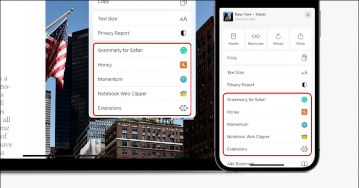 Apple beats Google in the race to bring extensions to mobile devices