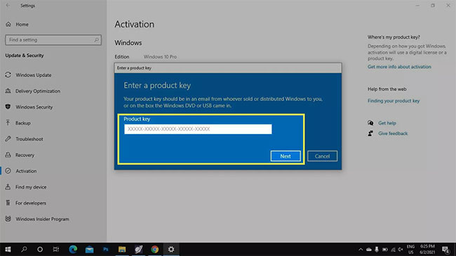 Cách kích hoạt Windows 10