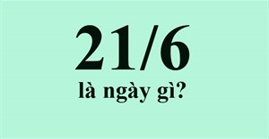 21/6 là ngày gì?