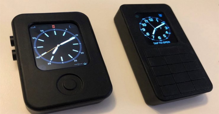 Apple Watch prototype revealed in security case, looks no different from a ‘brick’ phone