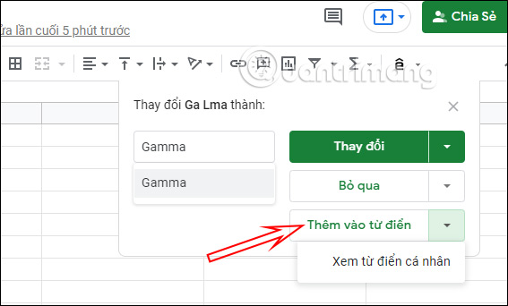 Cách kiểm tra chính tả trong Google Sheets - Ảnh minh hoạ 3