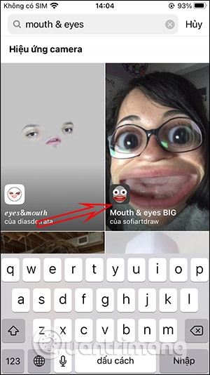 Cách tải filter mắt to miệng rộng trên Instagram - Ảnh minh hoạ 4