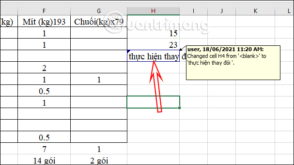 Cách dùng Track Changes trong Excel - Ảnh minh hoạ 5