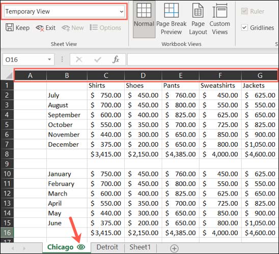 Cách xem tạm thời file Excel khi làm việc chung - Ảnh minh hoạ 2