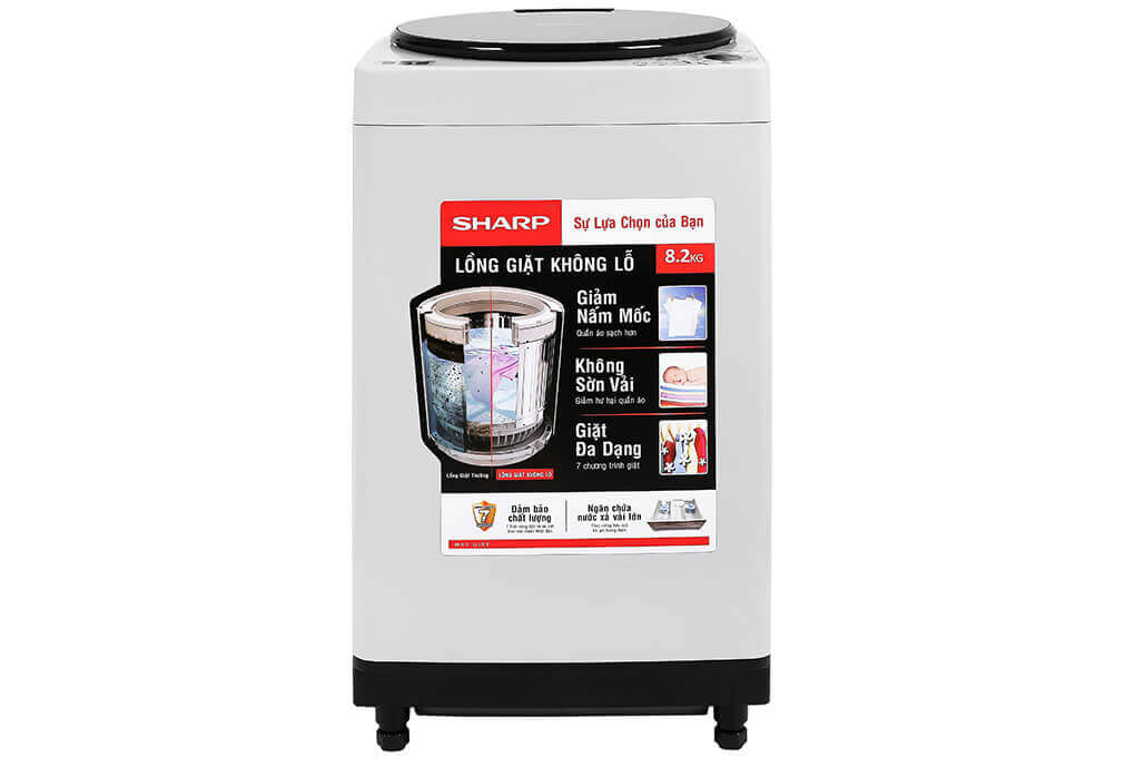 Máy giặt lồng đứng Sharp ES-W82GV-H 8,2kg