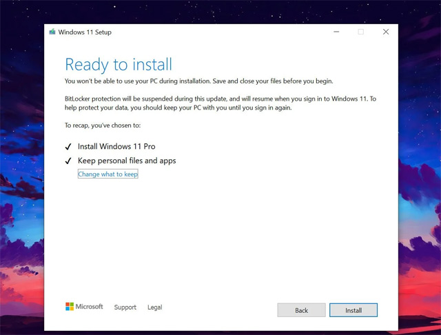Windows 11 bị rò rỉ ISO bao gồm cả việc thiết lập cài đặt.