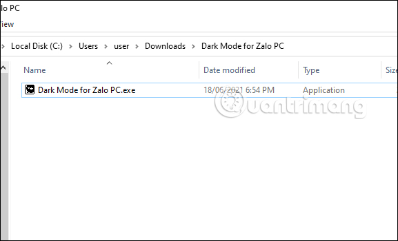 Cách bật Dark Mode trên Zalo PC