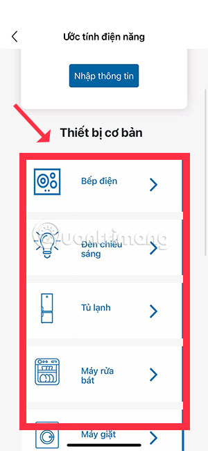 tính tiền điện máy làm mát