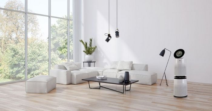 Discover LG’s aircraft-powered blower air purifier