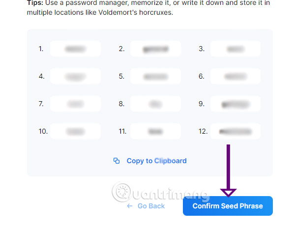 mở ví axie infninty