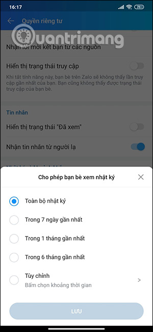 Mặc định xem toàn bộ