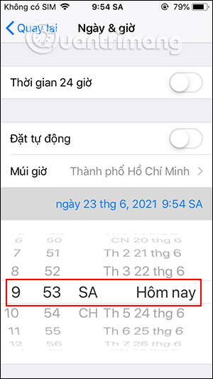 Đổi kiểu hiển thị