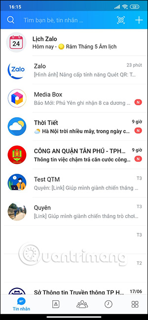 Chọn hội thoại