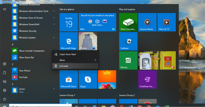 How to remove installed apps from Store on Windows 10