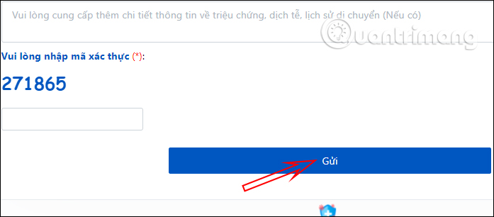Gửi tờ khai