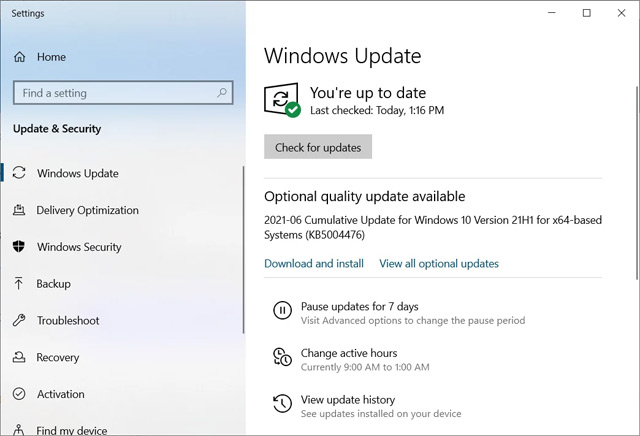 Cập nhật Windows 10 KB5003690.