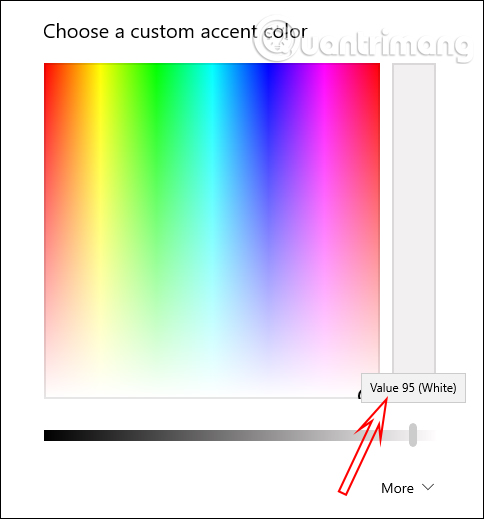 Chỉnh mức độ màu