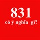 831 là gì? Ý nghĩa của con số 831 trong tình yêu