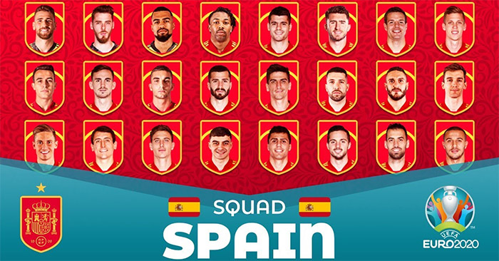 squad spanyol euro 2021