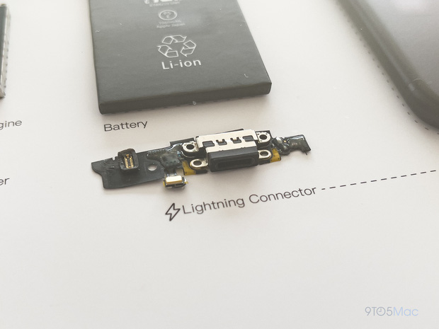 Module cổng sạc Lightning.