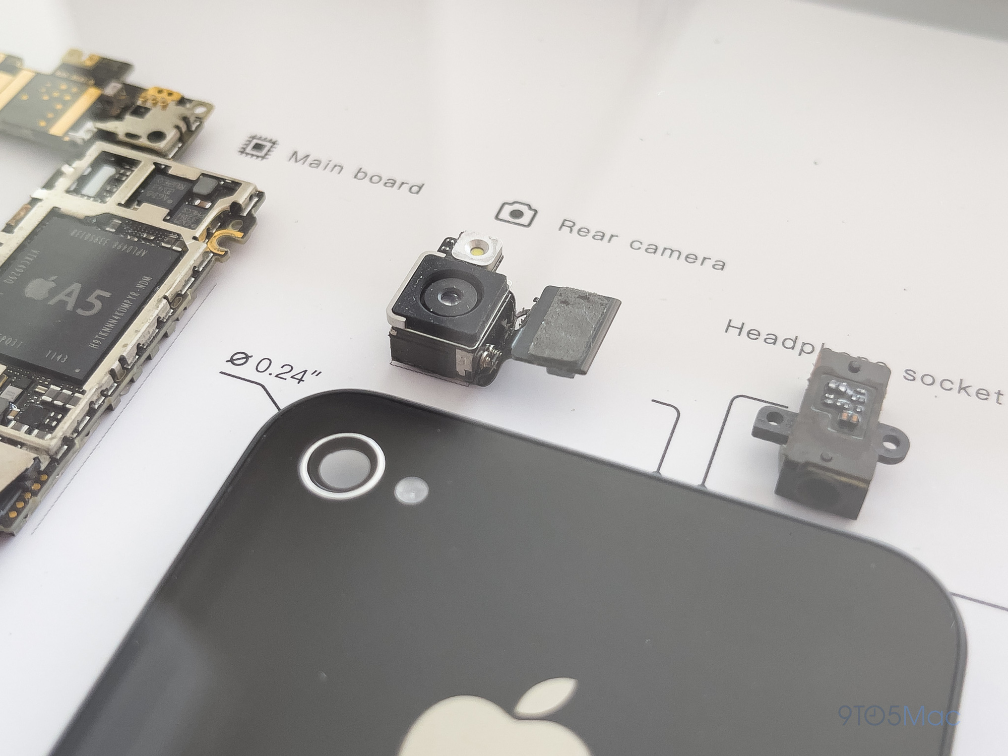 Camera chính của iPhone 4S có độ phân giải 8MP nhưng đã được nâng cấp về thuật toán nên cho chất lượng hình ảnh tốt hơn.