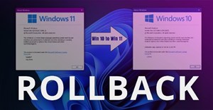 Cách quay lại Windows 10 từ Windows 11