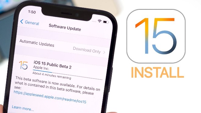Cách cài iOS 15 beta, iOS 15 public beta trên iPhone